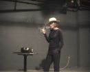Under his hat